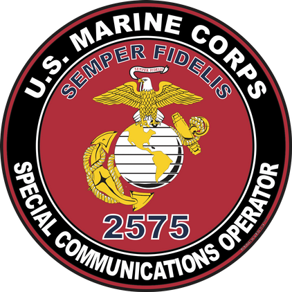 U.S.M.C. MOS 2575 Special Communications Operator Decal