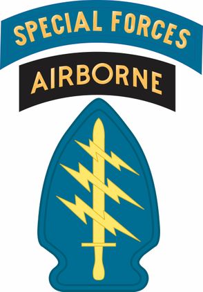 Special Forces Airborne Patch and Tab Decal