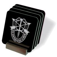 Special Forces Brigade Unit Coasters - Set of 4
