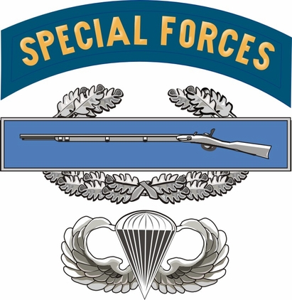 Special Forces CIB Jump Wings Decal Sticker
