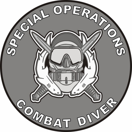 Special Forces Combat Diver 2 Decal