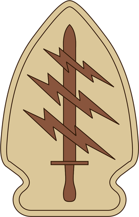 Special Forces Flash Desert Camo Decal