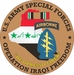 Special Forces OIF Decal