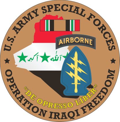 Special Forces OIF Decal
