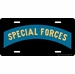 Special Forces Tab License Plate