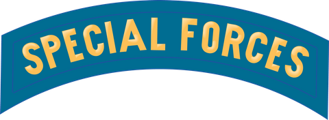 Special Forces Tab Vinyl Transfer Decal