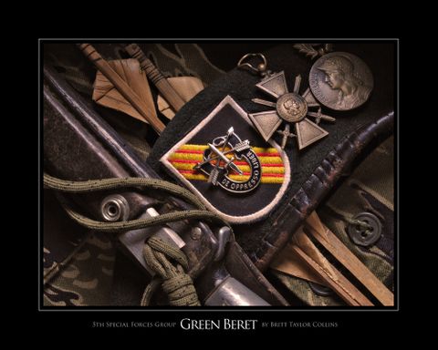 Special Forces- The Green Berets- VIC Lens Print