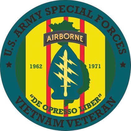 Special Forces Vietnam Veteran Decal