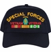 Special Forces Vietnam Veteran Embroidered Cap with Ribbons