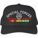Special Forces Vietnam Veteran with Ribbon Custom Embroidered Cap