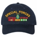 Special Forces Vietnam Veteran with Ribbons Unstructured Dad Cap