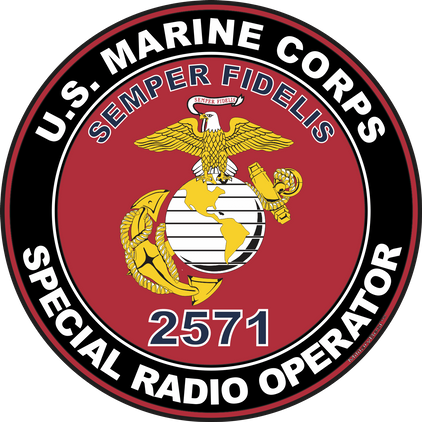 U.S.M.C. MOS 2571 Special Radio Operator Decal