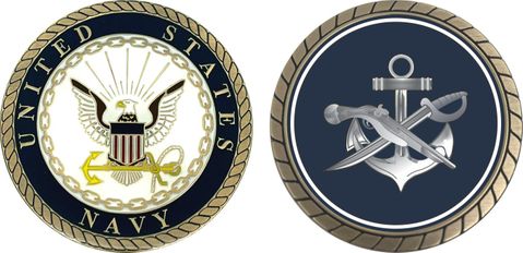 U.S. Navy Special Warfare Boat Operator (SB) Challenge Coin