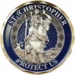 St. Christopher Protect Us Challenge Coin