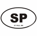 St. Paul Minnesota Oval Decal