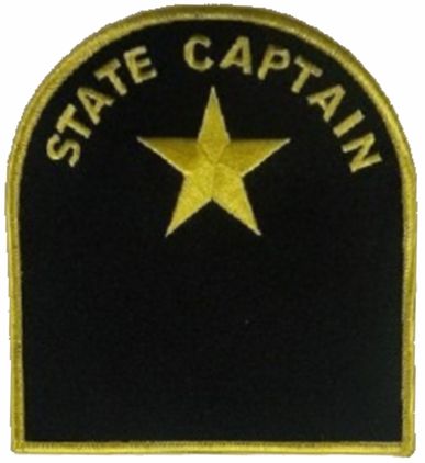 State Captain Black/Gold Patch