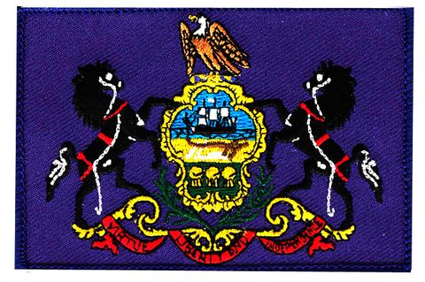 STATE FLAG OF PENNSYLVANIA SHOULDER PATCH
