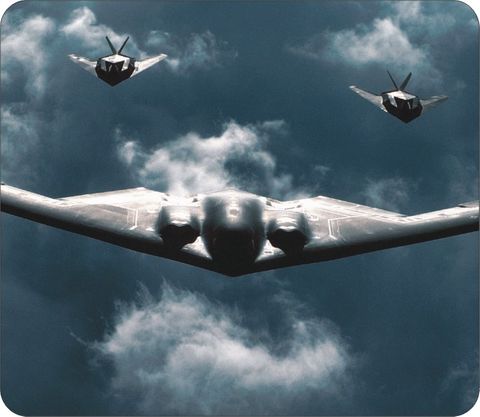 Stealthy B-2 and F-177 Trio Mouse Pad