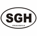 Sterling Heights Michigan Oval Decal