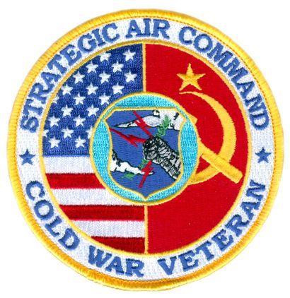Strategic Air Command Cold War Veteran 4" Patch