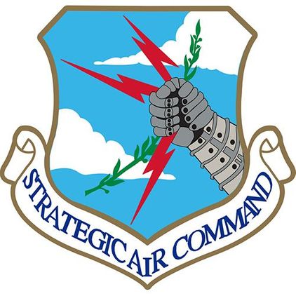 Strategic Air Command Shield Lapel Pin