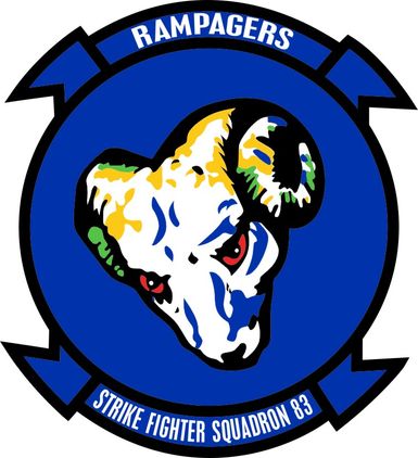 Strike Fighter Squadron 83 Rampagers Decal