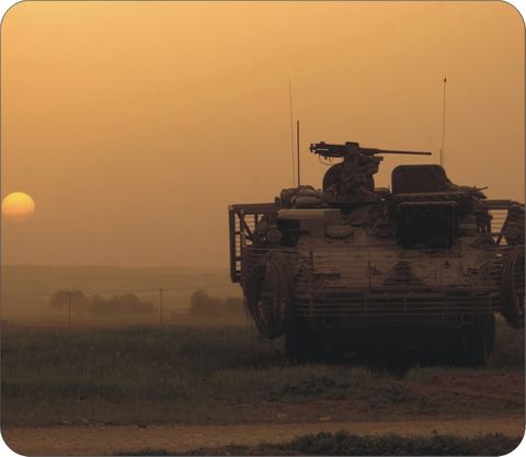 Stryker Near Mosul Mouse Pad