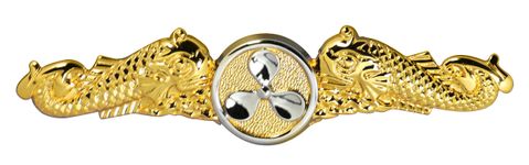 Submarine Engineering Duty Badge 3"