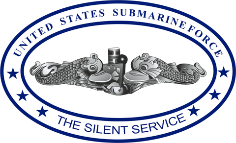 Submarine Force Silent Service Oval Decal