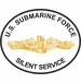 Submarine Force Silent Service Round Decal