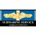 Submarine Service Gold Dolphins Korea Veteran Decal