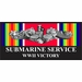 Submarine Service Silver Dolphins World War Two Veteran Decal