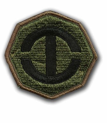 SUPPORT COMMAND HAWAII SUBDUED 2&frac12;" MILITARY PATCH