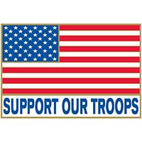 Support Our Troops Lapel Pin