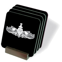Surface Warfare Enlisted Coasters - Set of 4