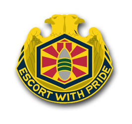 Technical Escort Unit Crest Vinyl Transfer Decal