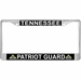Tennessee Patriot Guard Automobile License Plate Frame