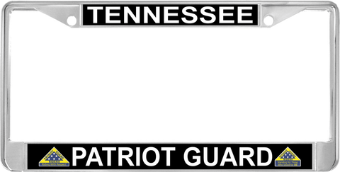 Tennessee Patriot Guard Automobile License Plate Frame