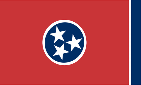 Tennessee State Flag Vinyl Transfer Decal