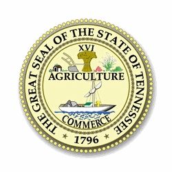 Tennessee State Seal Vinyl Transfer Decal