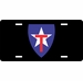 Texas State Guard License Plate