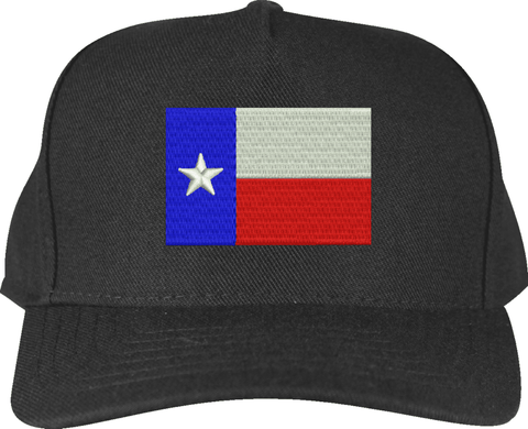 Texas (TX) State Flag Custom Embroidered Cap