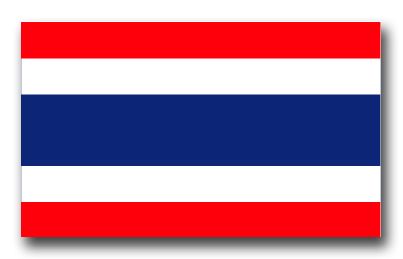 Thailand Flag Vinyl Transfer Decal