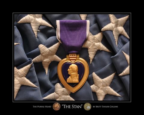 "THE SANDBOX" Purple Heart for Iraq War