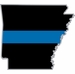 Thin Blue Line Arkansas State Decal