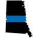 Thin Blue Line Connecticut State Decal