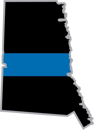 Thin Blue Line Connecticut State Decal