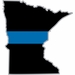 Thin Blue Line Minnesota State Decal