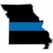 Thin Blue Line Missouri State Decal