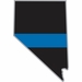 Thin Blue Line Nevada State Decal